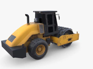 रोड रोलर V4 3D मॉडल