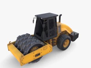 रोड रोलर V4 3D मॉडल