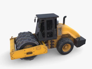 रोड रोलर V4 3D मॉडल