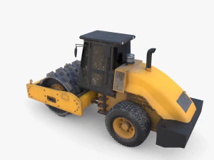 रोड रोलर V4 3D मॉडल