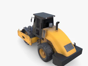 रोड रोलर V4 3D मॉडल