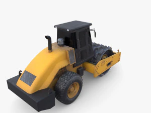 रोड रोलर V4 3D मॉडल