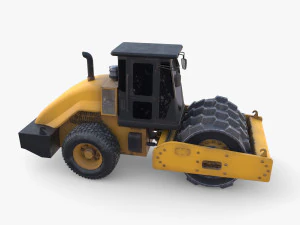 रोड रोलर V4 3D मॉडल
