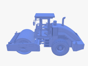 Road roller V5 3D Модель