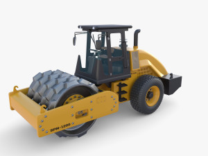 Road roller V6 3D-Modell