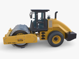 Road roller V6 3D Модель