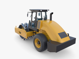 Road roller V6 3D Модель