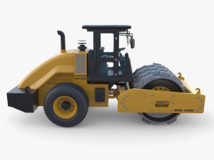 Road roller V6 3D Модель