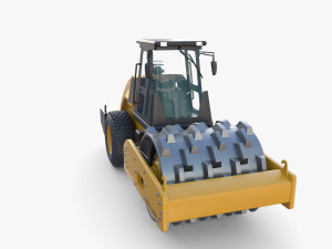 Road roller V6 3D Модель