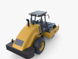 Road roller V6 3D Модель