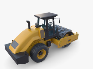 Road roller V6 3D Модель