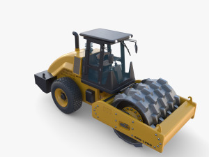 Road roller V6 3D Модель