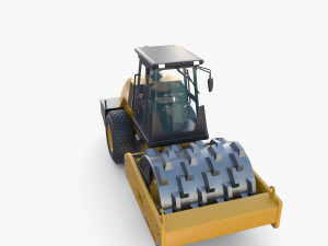 Road roller V6 3D Модель