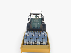 Road roller V6 3D Модель
