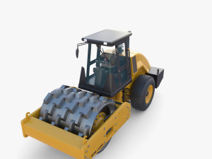 Road roller V6 3D Модель