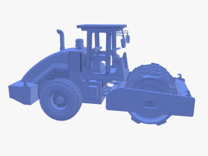 Road roller V6 3D Модель