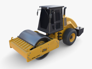 Road roller V7 3D-Modell