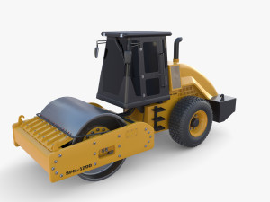 Road roller V7 3D Модель