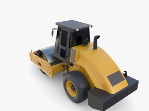 Road roller V7 3D Модель
