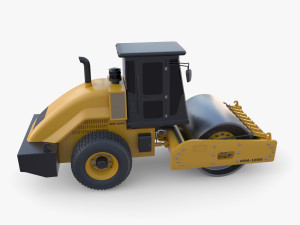 Road roller V7 3D Модель