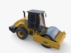 Road roller V7 3D Модель