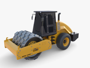 Road roller V8 3D-Modell