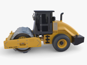 Road roller V8 3D Модель