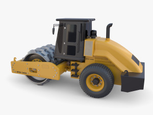 Road roller V8 3D Модель