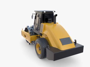 Road roller V8 3D Модель