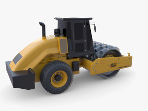 Road roller V8 3D Модель