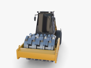 Road roller V8 3D Модель