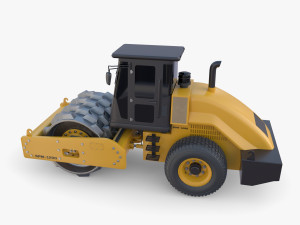 Road roller V8 3D Модель