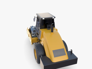 Road roller V8 3D Модель