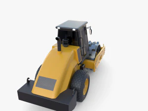 Rullo compressore V8 Modello 3D