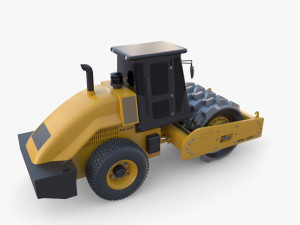 Road roller V8 3D Модель