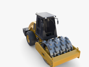 Road roller V8 3D Модель