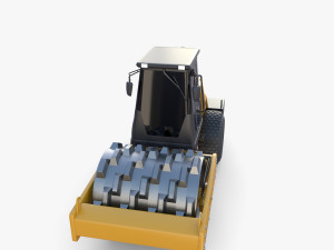 Road roller V8 3D Модель