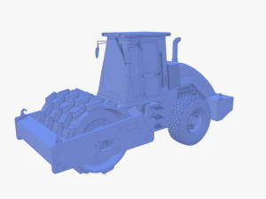 Rullo compressore V8 Modello 3D