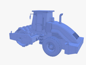 Road roller V8 3D Модель
