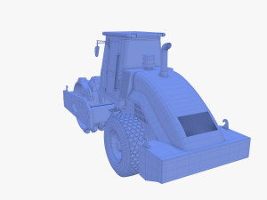 Road roller V8 3D Модель