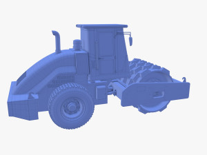 Road roller V8 3D Модель