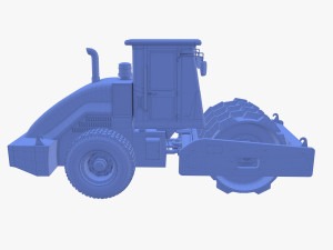 Road roller V8 3D Модель