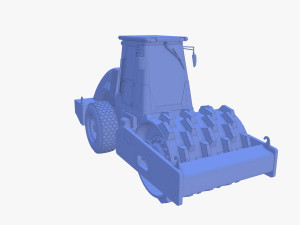 Road roller V8 3D Модель