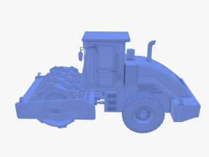 Road roller V8 3D Модель
