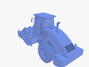 Road roller V8 3D Модель