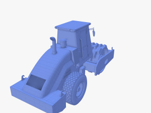 Road roller V8 3D Модель