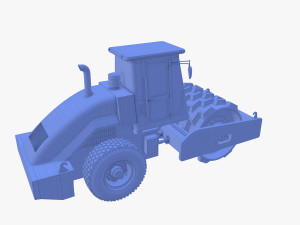 Road roller V8 3D Модель