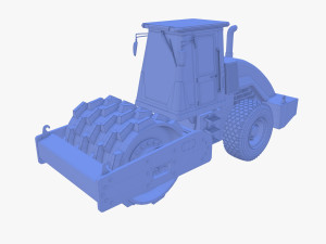 Road roller V8 3D Модель