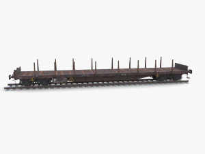 CFR Flat Rail Car v2 3D Model