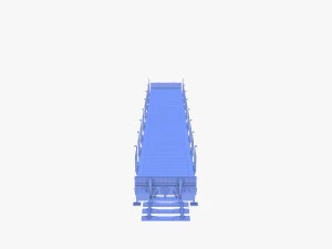 CFR Flat Rail Car v2 3D Model